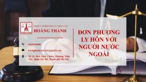 Đơn phương ly hô với người nước ngoài