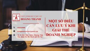 Một số điều cần lưu ý khi giải thể doanh nghiệp