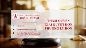 Thẩm quyền giải quyết đơn phương ly hôn