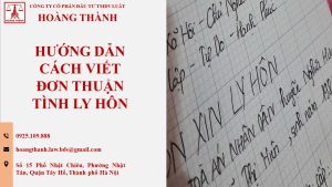 Hướng dẫn cách viết đơn thuận tình ly hôn