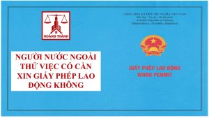 Người nước ngoài thử việc có cần xin giấy phép lao động không