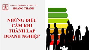 Những điều cấm khi thành lập doanh nghiệp