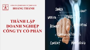 Thành lập doanh nghiệp công ty cổ phần