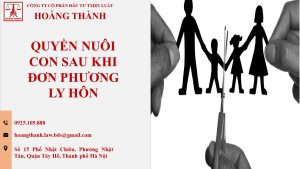 Quyền nuôi con sau khi đơn phương ly hôn