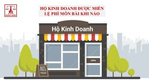 Hộ kinh doanh được miễn lệ phí môn bài khi nào